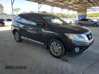 2016 Nissan Pathfinder S with VIN 5N1AR2MN9GC663650, listed as a Copart auction lot 52812415 with 174,287 mi miles and Salvage title. Bid and sale history available at DreamBid. Image 4.