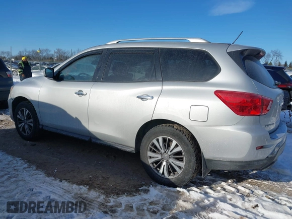 2017 Nissan Pathfinder SV with VIN 5N1DR2MM9HC678395, listed as a IAAI auction lot 41607798 with 190,996 mi miles. Bid and sale history available at carsss.com. Image 14.