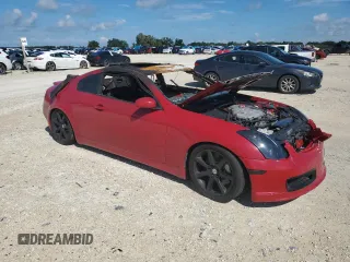 2006 Infiniti G35 Coupe with VIN JNKCV54E86M709129, listed as a Copart auction lot 71313874 with 0 mi miles and Non Repairable. Bid and sale history available at carsss.com. Image 4.