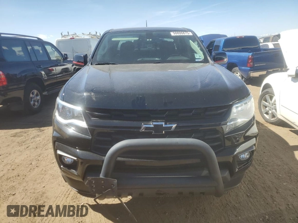 2021 Chevrolet Colorado 4WD LT with VIN 1GCGTCENXM1271076, listed as a Copart auction lot 50806875 with 56,638 mi miles and Salvage title. Bid and sale history available at DreamBid. Image 5.