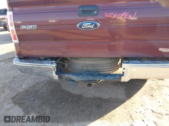 2010 Ford F-150 XL with VIN 1FTEX1C84AKE54282, listed as a IAAI auction lot 41155347 with 162,942 mi miles. Bid and sale history available at carsss.com. Image 6.