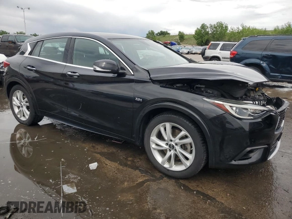 2017 Infiniti QX30 Luxury with VIN SJKCH5CP0HA016228, listed as a Copart auction lot 59368325 with 60,014 mi miles and Salvage title. Bid and sale history available at DreamBid. Image 4.