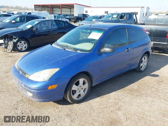 2003 Ford Focus ZX3 with VIN 3FAFP31343R137047, listed as a IAAI auction lot 42017004 with 160,528 mi miles and . Bid and sale history available at DreamBid. Image 2.