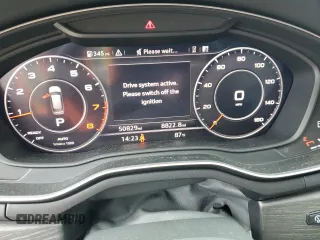 2019 Audi A4 allroad Premium Plus with VIN WA18NAF41KA011343, listed as a Copart auction lot 51525954 with 50,829 mi miles and Salvage Title. Bid and sale history available at carsss.com. Image 9.