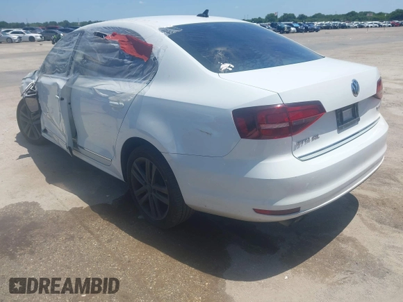 2017 Volkswagen Jetta SEL with VIN 3VWL17AJ3HM410226, listed as a IAAI auction lot 41379536 with 58,448 mi miles and . Bid and sale history available at DreamBid. Image 3.