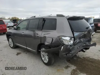 2012 Toyota Highlander Hybrid Limited with VIN JTEDC3EH1C2010467, listed as a Copart auction lot 80748634 with 222,730 mi miles and Salvage Title. Bid and sale history available at carsss.com. Image 2.