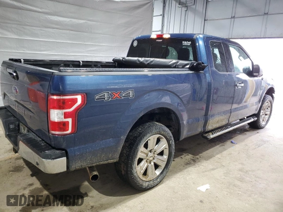 2018 Ford F-150 XL with VIN 1FTFX1E5XJKF85272, listed as a Copart auction lot 51056845 with 114,243 mi miles and Salvage Title. Bid and sale history available at DreamBid. Image 3.
