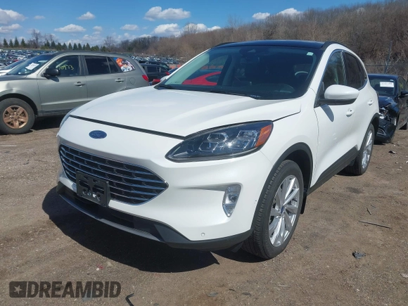 2022 Ford Escape Titanium with VIN 1FMCU9J93NUA99685, listed as a IAAI auction lot 41867437 with 36,987 mi miles and . Bid and sale history available at DreamBid. Image 18.