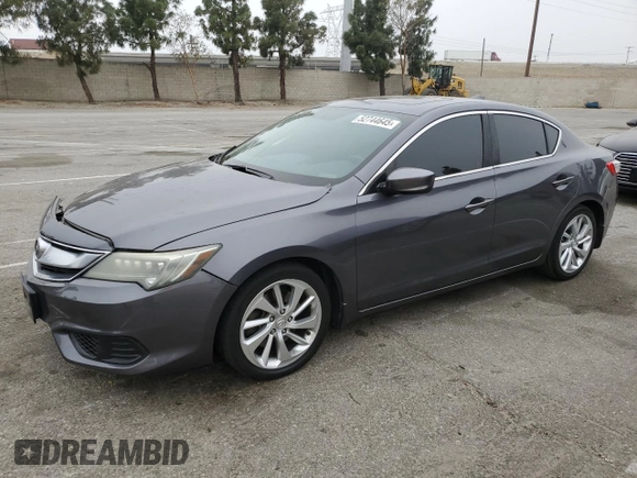2017 Acura ILX with VIN 19UDE2F34HA001708, listed as a Copart auction lot 52744645 with 125,892 mi miles and Salvage Title. Bid and sale history available at carsss.com. Image 1.