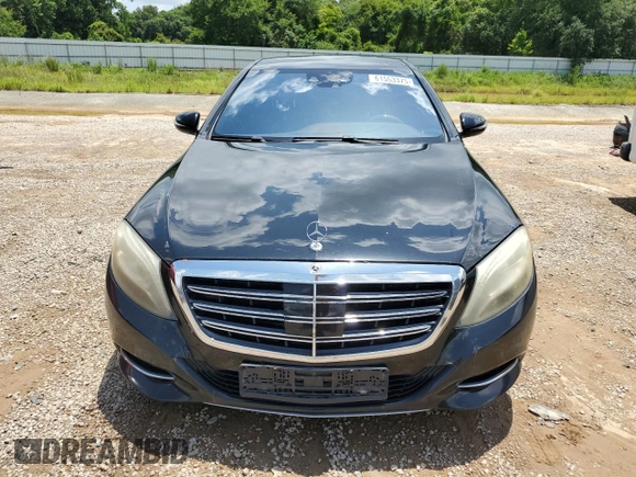 2014 Mercedes-Benz S 550 with VIN WDDUG8FB2EA049356, listed as a Copart auction lot 61553375 with 185,553 mi miles and Salvage title. Bid and sale history available at DreamBid. Image 5.
