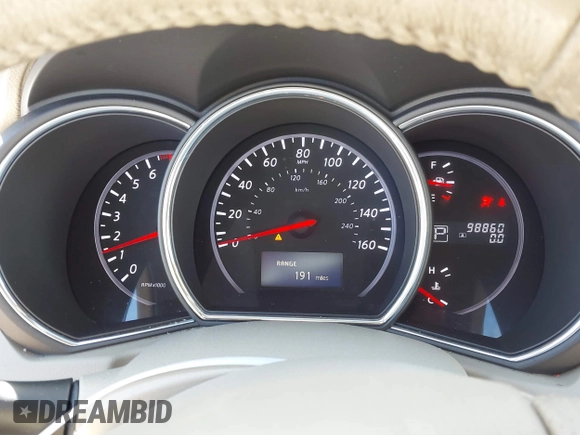 2012 Nissan Murano SL z VIN JN8AZ1MW5CW234106, wystawiony jako IAAI lot #41370913 z przebiegiem 98 860 mil mil oraz . Historia ofert i sprzedaży dostępna na DreamBid. Obrazek 7.