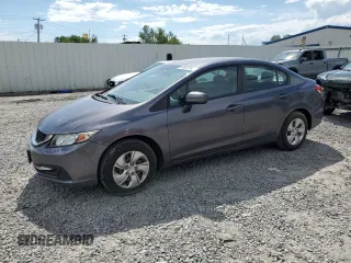 2015 Honda Civic LX z VIN 19XFB2F55FE213853, wystawiony jako Copart lot #60622585 z przebiegiem 41 998 mil mil oraz Szkoda całkowita • Salvage title. Historia ofert i sprzedaży dostępna na DreamBid. Obrazek 1.