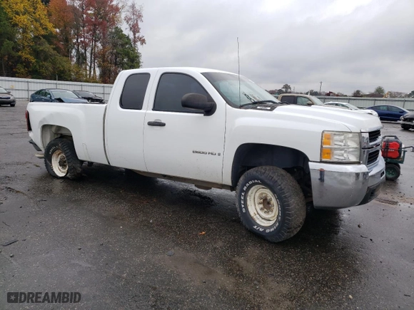 2008 Chevrolet Silverado 2500HD Work Truck with VIN 1GCHC29K98E181172, listed as a Copart auction lot 82171664 with 296,563 mi miles and Salvage Title. Bid and sale history available at carsss.com. Image 4.