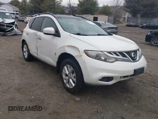 2012 Nissan Murano SL with VIN JN8AZ1MW5CW218343, listed as a IAAI auction lot 41683666 with 134,805 mi miles and . Bid and sale history available at DreamBid. Image 1.