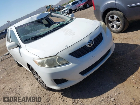 2009 Toyota Corolla with VIN JTDBL40E699058755, listed as a IAAI auction lot 42564996 with 211,526 mi miles and . Bid and sale history available at DreamBid. Image 1.