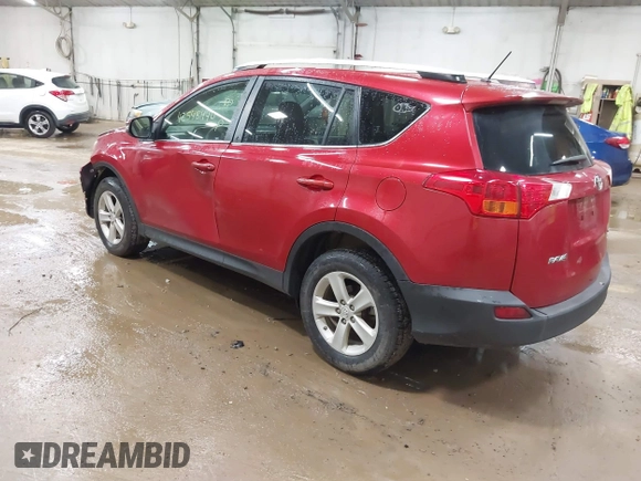 2013 Toyota RAV4 XLE with VIN JTMRFREV1DD023137, listed as a IAAI auction lot 42548440 with 118,067 mi miles and . Bid and sale history available at DreamBid. Image 3.