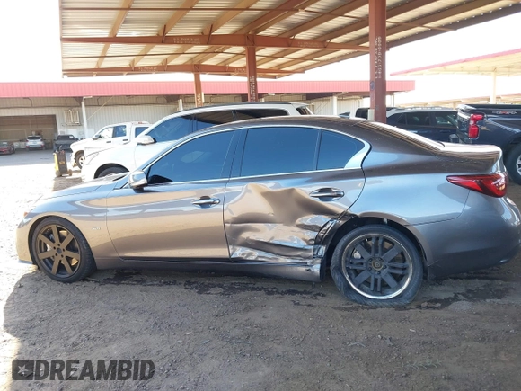 2020 Infiniti Q50 Luxe with VIN JN1EV7AP8LM200197, listed as a IAAI auction lot 42270721 with 66,978 mi miles and . Bid and sale history available at DreamBid. Image 14.