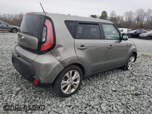2014 Kia Soul + with VIN KNDJP3A56E7006816, listed as a Copart auction lot 48454075 with 91,434 mi miles and Salvage Title. Bid and sale history available at carsss.com. Image 3.