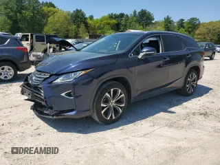2019 Lexus RX 350L Premium z VIN JTJDZKCA3K2018360, wystawiony jako Copart lot #56642195 z przebiegiem 109 857 mil mil oraz Szkoda całkowita • Salvage title. Historia ofert i sprzedaży dostępna na DreamBid. Obrazek 1.