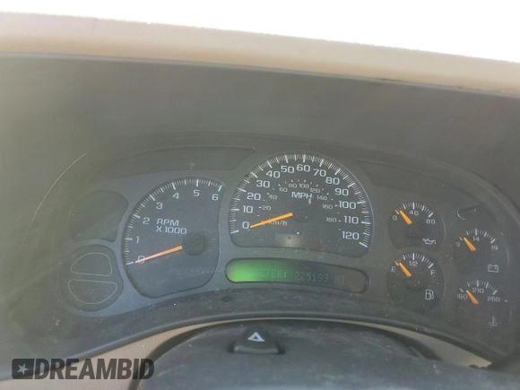 2003 Chevrolet Suburban LS with VIN 1GNEC16Z53R152355, listed as a Copart auction lot 73381644 with 225,199 mi miles and Salvage Title. Bid and sale history available at carsss.com. Image 9.