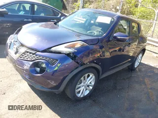 2015 Nissan Juke SV with VIN JN8AF5MR9FT501313, listed as a IAAI auction lot 41902958 with 52,766 mi miles. Bid and sale history available at carsss.com. Image 19.