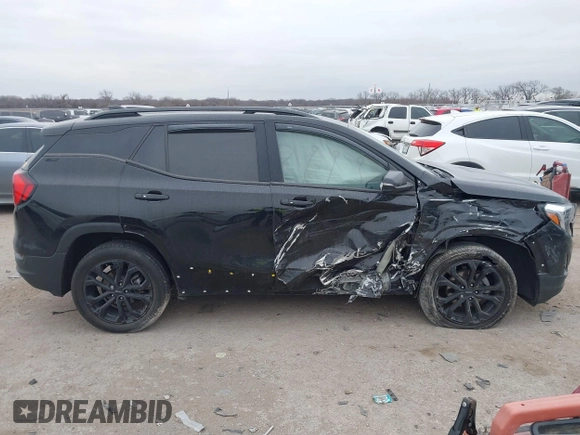 2021 GMC Terrain SLT with VIN 3GKALVEV8ML356416, listed as a IAAI auction lot 41412180 with 45,053 mi miles and . Bid and sale history available at carsss.com. Image 12.