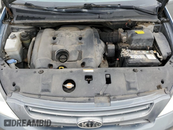2009 Kia Sedona LX with VIN KNDMB233196318832, listed as a Copart auction lot 75229804 with 350,784 mi miles and Clean Title. Bid and sale history available at carsss.com. Image 12.