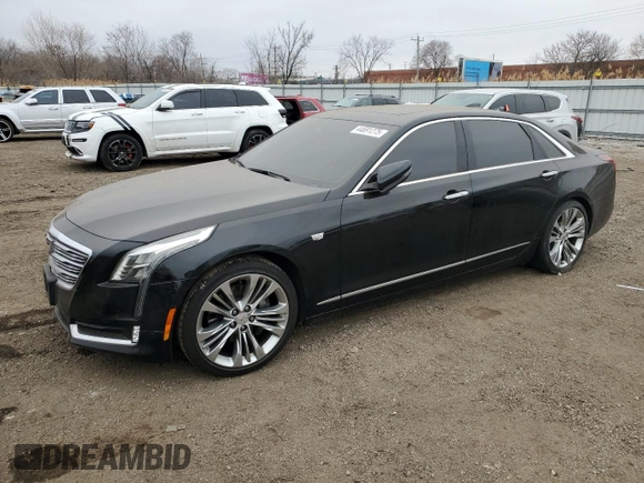 2018 Cadillac CT6 Sport AWD with VIN 1G6KP5R69JU132065, listed as a Copart auction lot 44691275 with 51,264 mi miles and Salvage title. Bid and sale history available at DreamBid. Image 1.