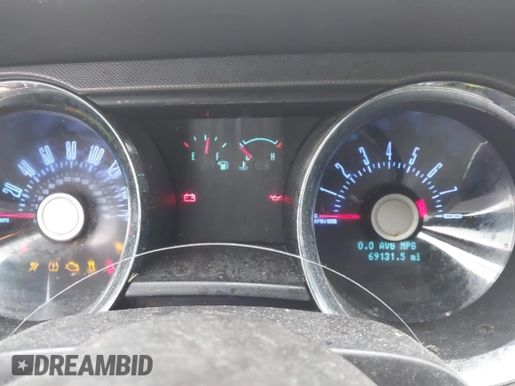 2012 Ford Mustang V6 with VIN 1ZVBP8EM3C5254613, listed as a IAAI auction lot 41387962 with 69,131 mi miles and . Bid and sale history available at DreamBid. Image 7.