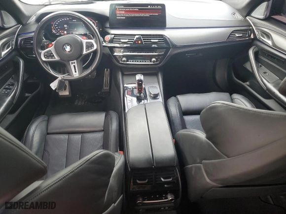 2023 BMW M5 with VIN WBS83CH05PCL80275, listed as a Copart auction lot 75251524 with 39,043 mi miles and Salvage Title. Bid and sale history available at carsss.com. Image 8.