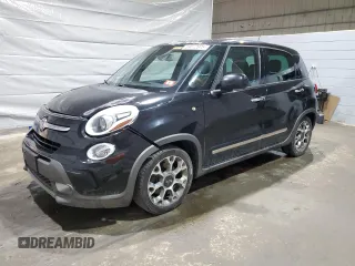 2015 FIAT 500L Urbana Trekking z VIN ZFBCFADH8FZ035295, wystawiony jako Copart lot #59072875 z przebiegiem 135 774 mil mil oraz Szkoda całkowita • Salvage title. Historia ofert i sprzedaży dostępna na DreamBid. Obrazek 1.