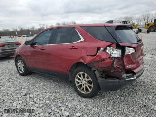 2018 Chevrolet Equinox LT with VIN 3GNAXJEV2JL100333, listed as a Copart auction lot 51228685 with 130,935 mi miles and Salvage Title. Bid and sale history available at carsss.com. Image 2.