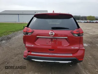 2017 Nissan Rogue S with VIN 5N1AT2MV7HC863588, listed as a Copart auction lot 52952355 with 70,478 mi miles and Salvage Title. Bid and sale history available at carsss.com. Image 6.