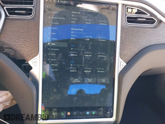 2014 Tesla Model S 60 with VIN 5YJSA1S10EFP32851, listed as a IAAI auction lot 41730746 with 91,657 mi miles and . Bid and sale history available at DreamBid. Image 18.