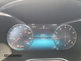 2021 Mercedes-Benz C 300 with VIN W1KWF8EB4MR637322, listed as a Copart auction lot 59097045 with 55,393 mi miles and Salvage title. Bid and sale history available at DreamBid. Image 9.