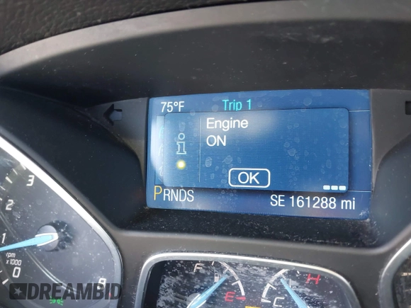 2014 Ford Focus SE with VIN 1FADP3F28EL323912, listed as a IAAI auction lot 42158398 with 161,288 mi miles and . Bid and sale history available at carsss.com. Image 7.