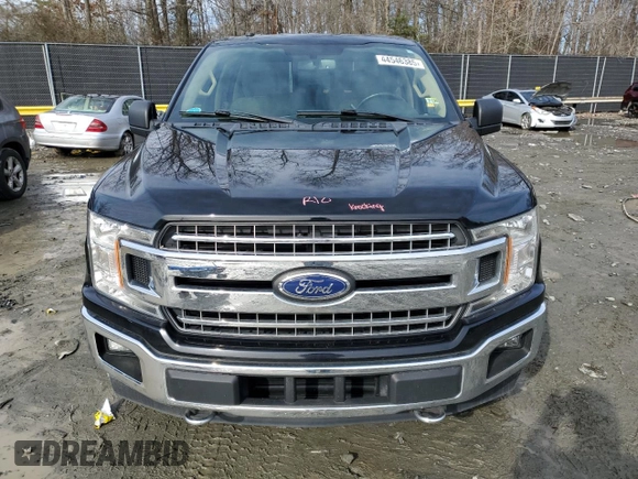 2018 Ford F-150 XL with VIN 1FTEW1EG6JFE44000, listed as a Copart auction lot 44546385 with 119,387 mi miles and Salvage Title. Bid and sale history available at carsss.com. Image 5.