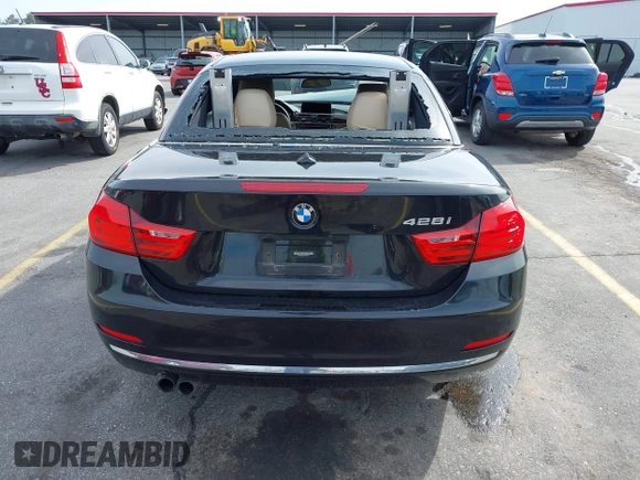 2014 BMW 4 Series 428i with VIN WBA3V5C59EP747773, listed as a IAAI auction lot 41617565 with 65,288 mi miles and . Bid and sale history available at DreamBid. Image 16.