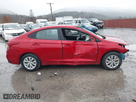 2020 Hyundai Accent SE with VIN 3KPC24A6XLE099469, listed as a IAAI auction lot 40924712 with 90,952 mi miles. Bid and sale history available at carsss.com. Image 14.