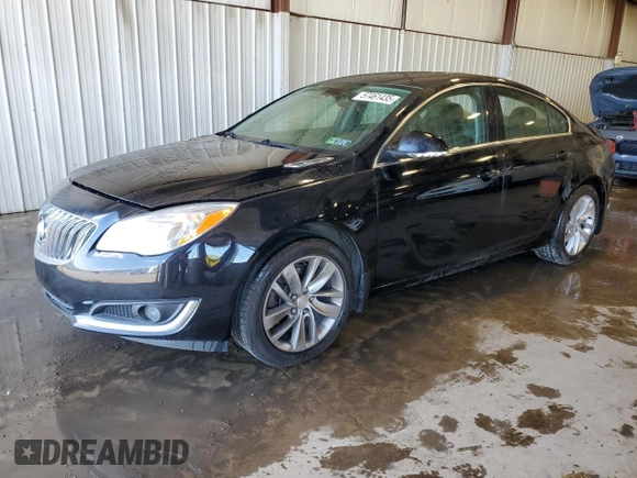 2015 Buick Regal z VIN 2G4GL5EX2F9274139, wystawiony jako Copart lot #57461435 z przebiegiem 93 684 mil mil oraz Szkoda całkowita • Salvage title. Historia ofert i sprzedaży dostępna na DreamBid. Obrazek 1.
