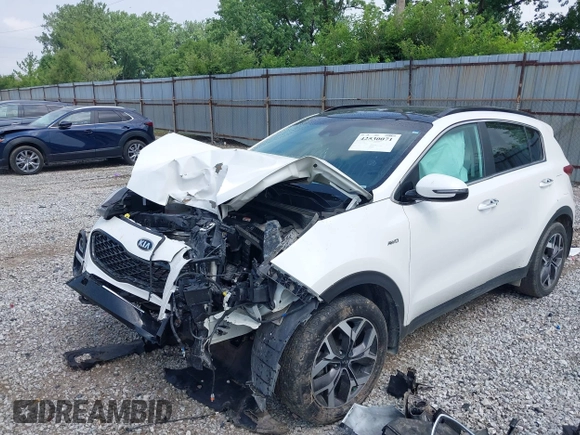2022 Kia Sportage EX with VIN KNDPNCAC7N7981212, listed as a IAAI auction lot 42530071 with 86,176 mi miles and . Bid and sale history available at DreamBid. Image 6.