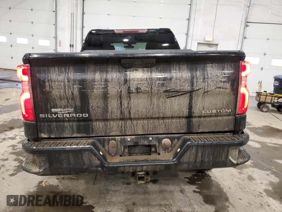 2019 Chevrolet Silverado 1500 Custom with VIN 1GCRYBEH5KZ334971, listed as a Copart auction lot 88051285 with 45,312 mi miles and Salvage Title. Bid and sale history available at DreamBid. Image 6.