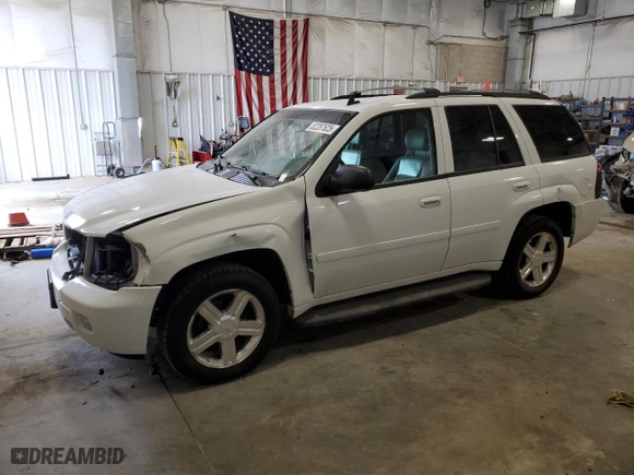 2008 Chevrolet TrailBlazer Fleet w/2FL with VIN 1GNDT13S582236890, listed as a Copart auction lot 52287625 with 189,260 mi miles and Non Repairable. Bid and sale history available at carsss.com. Image 1.