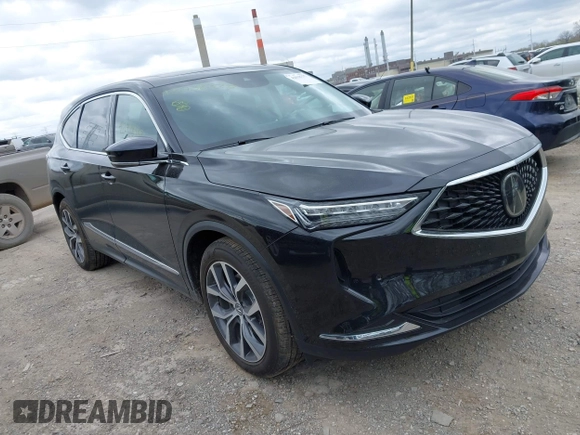 2024 Acura MDX Technology z VIN 5J8YE1H43RL025070, wystawiony jako IAAI lot #42038337 z przebiegiem 13 995 mil mil oraz . Historia ofert i sprzedaży dostępna na DreamBid. Obrazek 1.