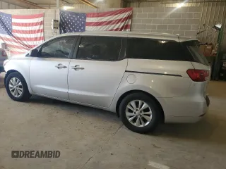 2016 Kia Sedona LX with VIN KNDMB5C1XG6081884, listed as a Copart auction lot 50050535 with 201,457 mi miles and Salvage Title. Bid and sale history available at carsss.com. Image 2.