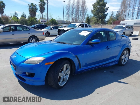 2005 Mazda RX-8 z VIN JM1FE17NX50157626, wystawiony jako IAAI lot #41885669 z przebiegiem 106 835 mil mil oraz . Historia ofert i sprzedaży dostępna na DreamBid. Obrazek 6.