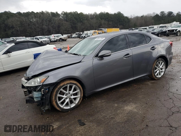 2012 Lexus IS 250 with VIN JTHCF5C22C5059787, listed as a Copart auction lot 45047255 with 190,001 mi miles and Salvage Title. Bid and sale history available at DreamBid. Image 1.