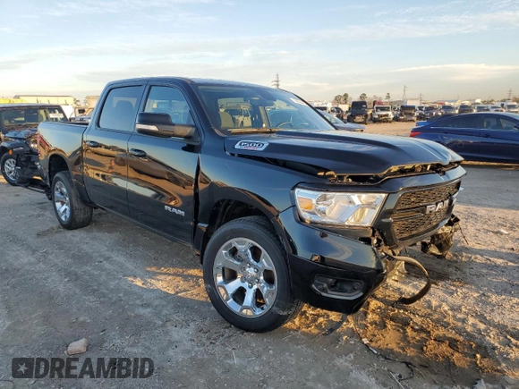 2022 Ram 1500 Lone Star with VIN 1C6RREFM0NN389664, listed as a Copart auction lot 86564484 with 26,314 mi miles and Salvage title. Bid and sale history available at DreamBid. Image 4.
