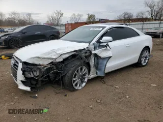 2013 Audi A5 Premium with VIN WAUCFAFR2DA018360, listed as a Copart auction lot 53254795 with Not provided miles and Salvage title. Bid and sale history available at DreamBid. Image 1.