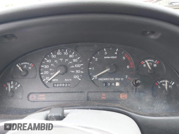 1995 Ford Mustang with VIN 1FALP4447SF232808, listed as a IAAI auction lot 42625098 with 120,920 mi miles and . Bid and sale history available at DreamBid. Image 7.